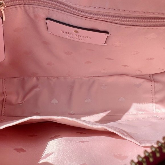 Kate Spade Top Zip Crossbody Pink - Picture 4 of 5